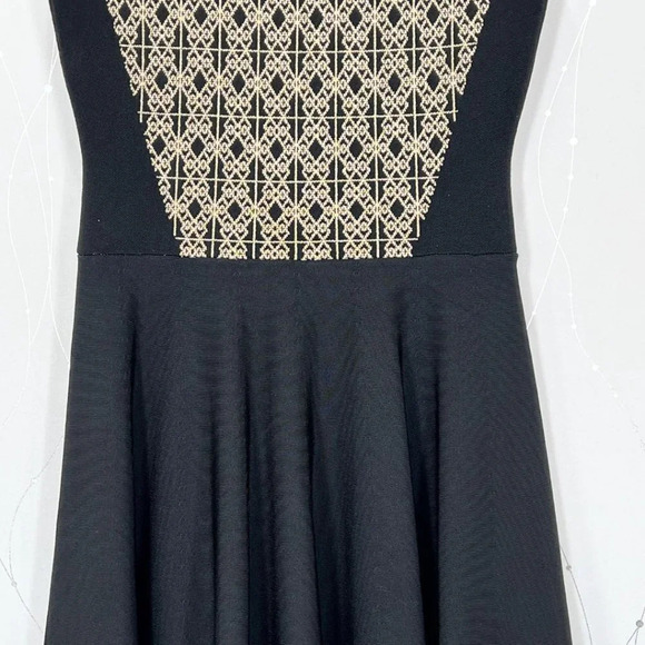 Ted Baker London Black Gold Jenkin Jacquard Dress $279 - Picture 14 of 15